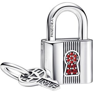 Pandora Moments 925 Sterling Zilveren Padlock and Key Bedel 790088C02