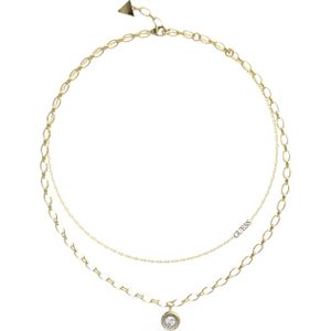 GUESS Unique Solitaire Goudkleurige Ketting JUBN03395JWYGT-U