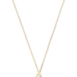 Isabel Bernard | 14 Karaat Gouden Ketting  met letter G Dames | Le Marais | IB340134-G