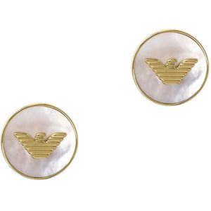 Emporio Armani Eagle Logo - Dames Oorbellen - goudkleurig