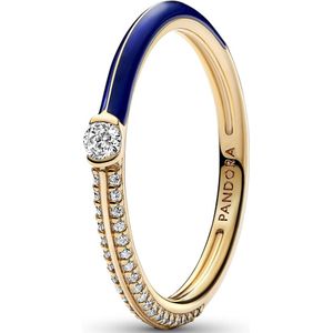 Pandora Me Pavé Ring 162528C01-58 Met 14 Karaat Gouden Plating