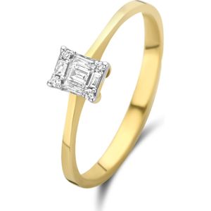 Isabel Bernard De la Paix Maxime 14 Karaat Gouden Ring | Diamant 0.10 ct | IBD330022-56
