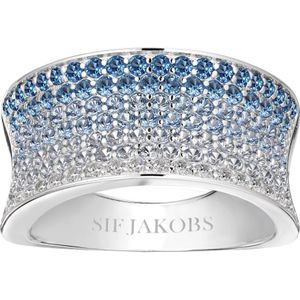 Sif Jakobs Felline Concavo 925 Sterling Zilveren Ring SJ-R2393-GBL-54