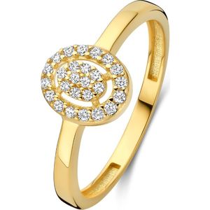 Isabel Bernard Le Marais Anne 14 Karaat Gouden Ring Met Zirkonia Steen IB330115