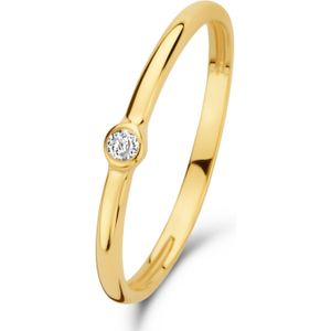 Isabel Bernard Rivoli Aélys 14 karaat gouden stacking ring IB330076-52 (Maat: 52)