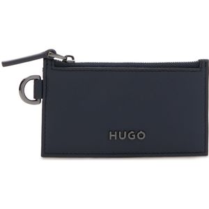 Hugo Boss HUGO Marineblauwe Leren Pasjeshouder 50490164-410