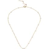 Enamel Copenhagen - Dames Ketting - Wit - Goudkleurig - 925 Sterling Silver