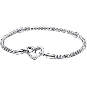 Pandora Moments 925 Sterling Zilveren Heart Claps Armband 592453C00-20