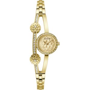 Guess  - dames horloge - goudkleurig met  band