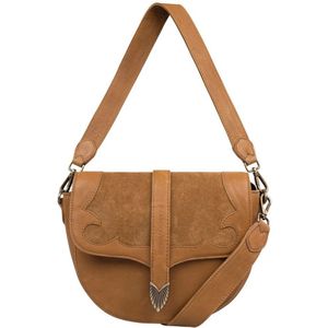 Cowboysbag Forest Bruine Leren Crossbody Tas 3434-000521