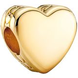 Pandora Moments Goudkleurige Engravable Heart Bedel 762015C00