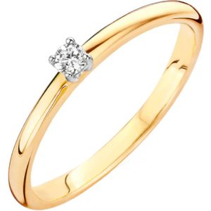 Blush Diamonds 14k Gouden Ring Met Diamant 1601BDI/56