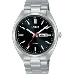 Lorus  - heren horloge - zilverkleurig met  band