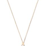 Isabel Bernard | 14 Karaat Rosé Gouden Ketting  met letter V Dames | La Concorde | IB340062-V