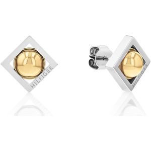 Tommy Hilfiger Jewels - Dames Oorknoppen - goudkleurig & Zilver