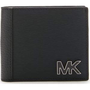 Michael Kors Hudson Zwarte Leren Billfold Portemonnee 39S2MHDF1T-001