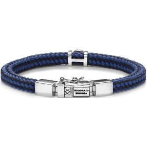 Buddha to Buddha Denise Cord Mix Blue Armband 780MIX-BU (Lengte: 19.00 cm)