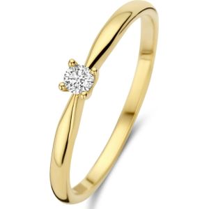 Isabel Bernard De la Paix Celesse 14 karaat gouden ring | diamant 0.07 ct | IBD330002-50