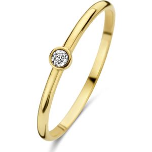 Isabel Bernard De La Paix Inaya 14 Karaat Gouden Ring | Diamant 0.01 ct | IBD330027-60