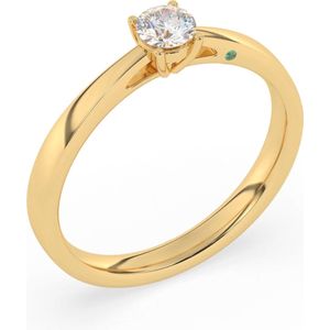 Diamo Diamonds 14 Karaat Gouden Ring Met Diamant 9-DD001-YG-30-50
