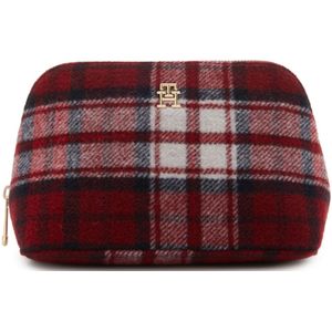 Tommy Hilfiger Check Rode Toilettas AW0AW158570GZ