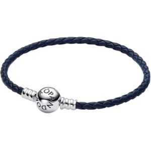 Pandora Moments 925 Sterling Zilveren Leren Armband 592790C01-S3