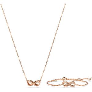 Swarovski Hyperbola Roségoudkleurige Ketting en Armband Giftset 5682483