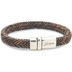 Josh  - heren Armband - Bruin