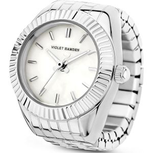 Violet Hamden Sunrise Zilverkleurige Watch Ring VH07021