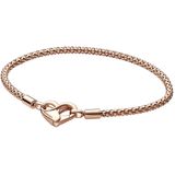 Pandora Moments Armband 582731C00-19 Met 14 Karaat Roségouden Plating