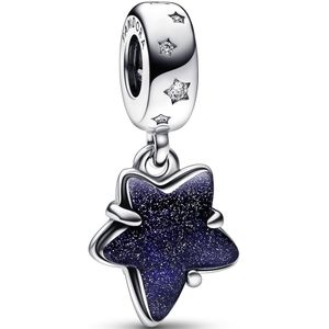 Pandora Moments 925 Sterling Zilveren Celestial Galaxy Star Murano Bedel 792368C01