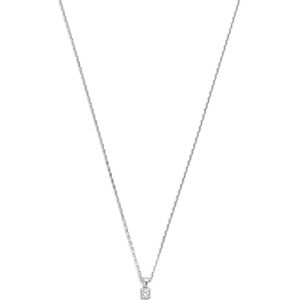 Isabel Bernard De la Paix Celesse 14 karaat witgouden collier | diamant 0.07 ct | IBD350005