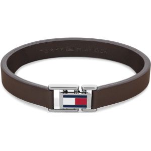 Tommy Hilfiger Jewels Bruine Leren Armband TJ2790430