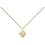 P D Paola Engrave Me 925 Sterling Silver Gold-coloured L""'Absolu Necklace with 18 Carat Golden Plated CO01-249-U (Length: 40.00 - 50.00 cm)