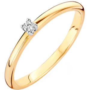 Blush Diamonds 14k Gouden Ring Met Diamant 1600BDI/58