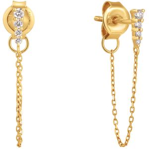 Ania Haie Gold Collection 14 karaat Gouden Oorhangers met Diamant AH-EAU001-17YG