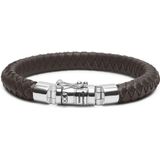 Buddha to Buddha Ben Small Leren Brown Armband BTB180BR-E (Lengte: 19.00 cm)