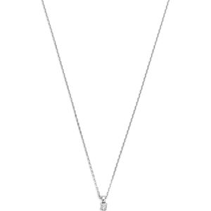 Isabel Bernard De la Paix Céline 14 karaat witgouden collier | diamant 0.05 ct | IBD350004