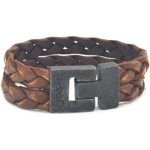 Josh  - heren Armband - Cognac