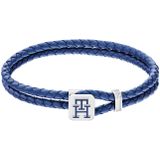 Tommy Hilfiger Jewels Blauwe Leren Armband TJ2790530