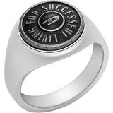 Diesel Signet Zilverkleurige Ring DX1463040-11.5