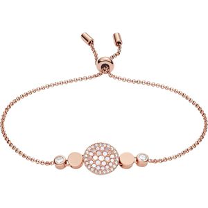 Fossil Roségoudkleurige Vintage Glitz Armband JF02905791 (Lengte: 16.50 cm)