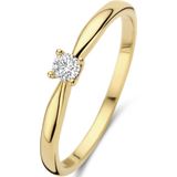 Isabel Bernard De la Paix Christine 14 karaat gouden ring | diamant 0.10 ct | IBD330003-50