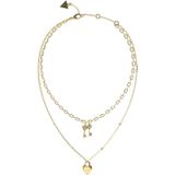 GUESS All You Need Is Love Goudkleurige Ketting JUBN04216JWYGT-U