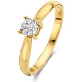 Isabel Bernard De la Paix Hanaé 14 karaat gouden ring | diamant 0.08 ct | IBD330007-48