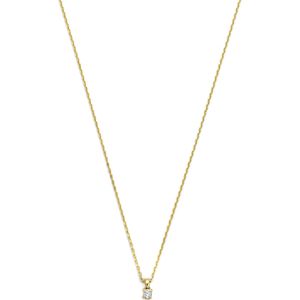 Isabel Bernard De la Paix Céline 14 karaat gouden collier | diamant 0.05 ct | IBD350001