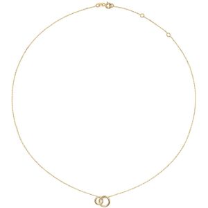 Jackie Gold Giro Doppio 14 Karaats Gouden Ketting 585 JKN25.408
