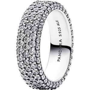 Pandora Timeless 925 Sterling Zilveren Pavé Triple-row Ring 192634C01-52