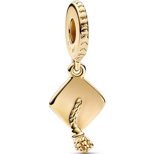 Pandora Moments Graduation Cap Bedel 761892C00 Met 14K Gouden Plating