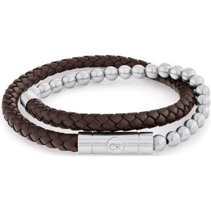 Calvin Klein  - heren Armband - Bruin